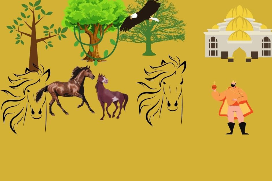 राजा और चार घोड़े | Hindi Story With Moral For Class 9